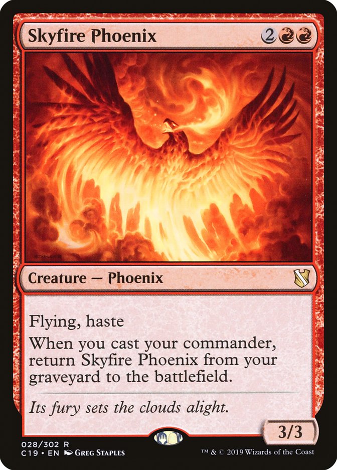 Skyfire Phoenix [Commander 2019] | D20 Games