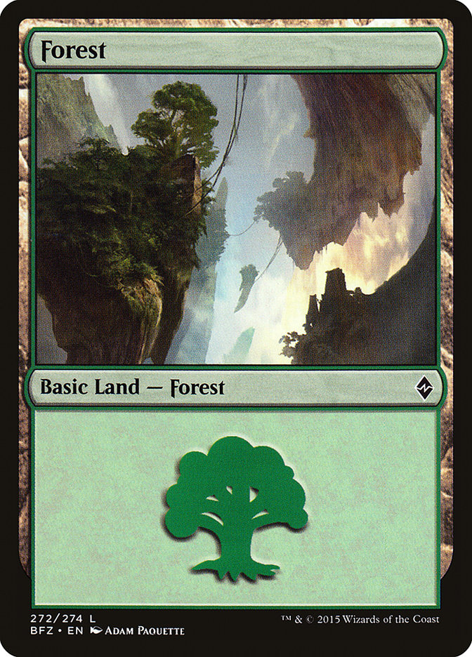 Forest (272a) [Battle for Zendikar] | D20 Games