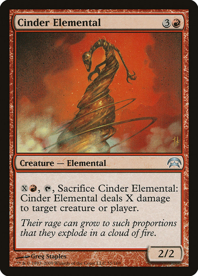 Cinder Elemental [Planechase] | D20 Games