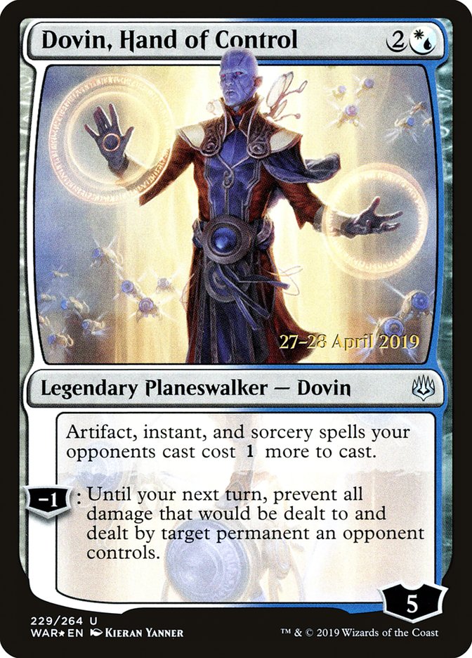 Dovin, Hand of Control  [War of the Spark Prerelease Promos] | D20 Games