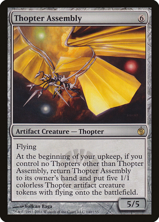 Thopter Assembly [Mirrodin Besieged] | D20 Games