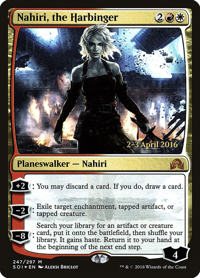 Nahiri, the Harbinger [Shadows over Innistrad Prerelease Promos] | D20 Games