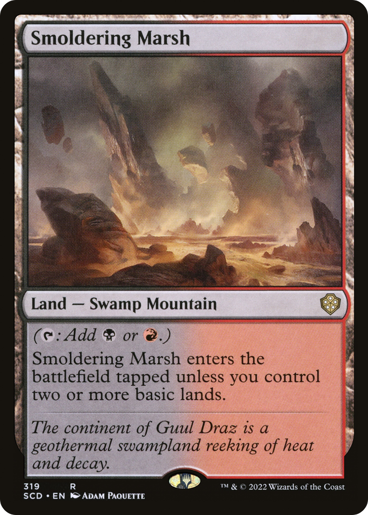 Smoldering Marsh [Starter Commander Decks] | D20 Games