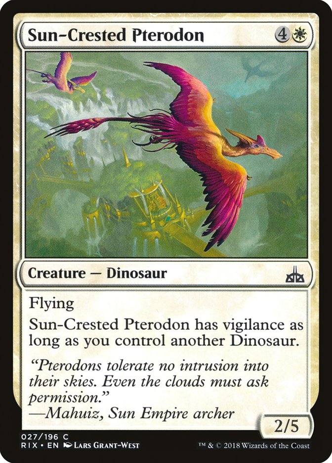 Sun-Crested Pterodon [Rivals of Ixalan] | D20 Games