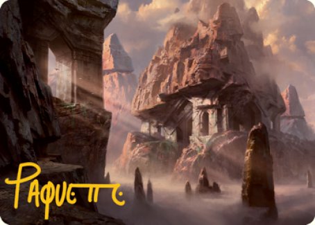 Mountain (277) Art Card (Gold-Stamped Signature) [Dungeons & Dragons: Adventures in the Forgotten Realms Art Series] | D20 Games