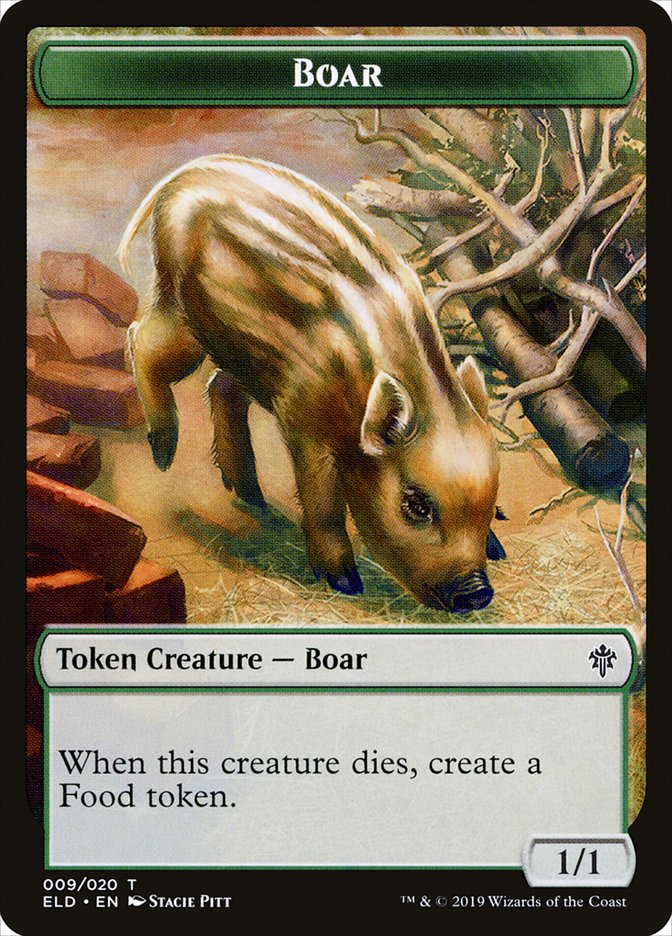 Boar [Throne of Eldraine Tokens] | D20 Games