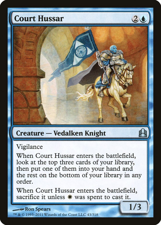 Court Hussar [Commander 2011] | D20 Games