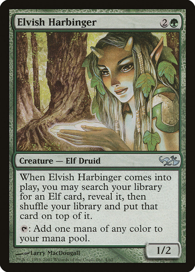 Elvish Harbinger [Duel Decks: Elves vs. Goblins] | D20 Games