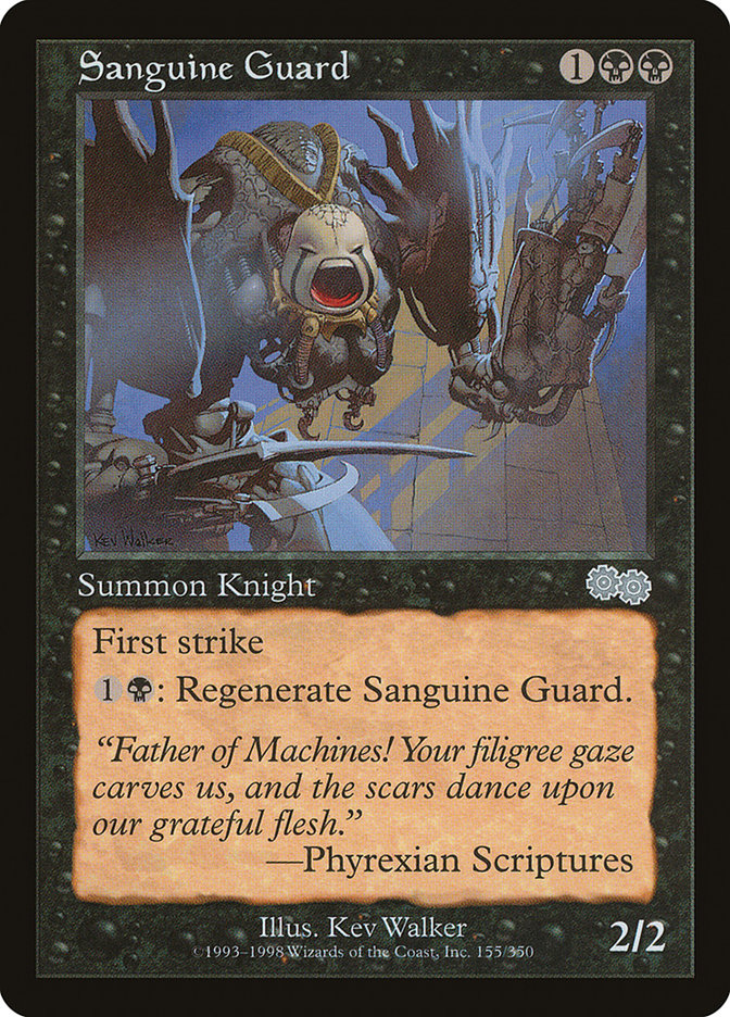 Sanguine Guard [Urza's Saga] | D20 Games