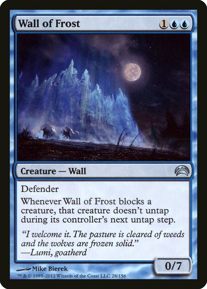 Wall of Frost [Planechase 2012] | D20 Games