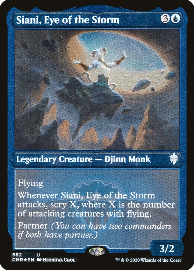 Siani, Eye of the Storm (Etched) [Commander Legends] | D20 Games