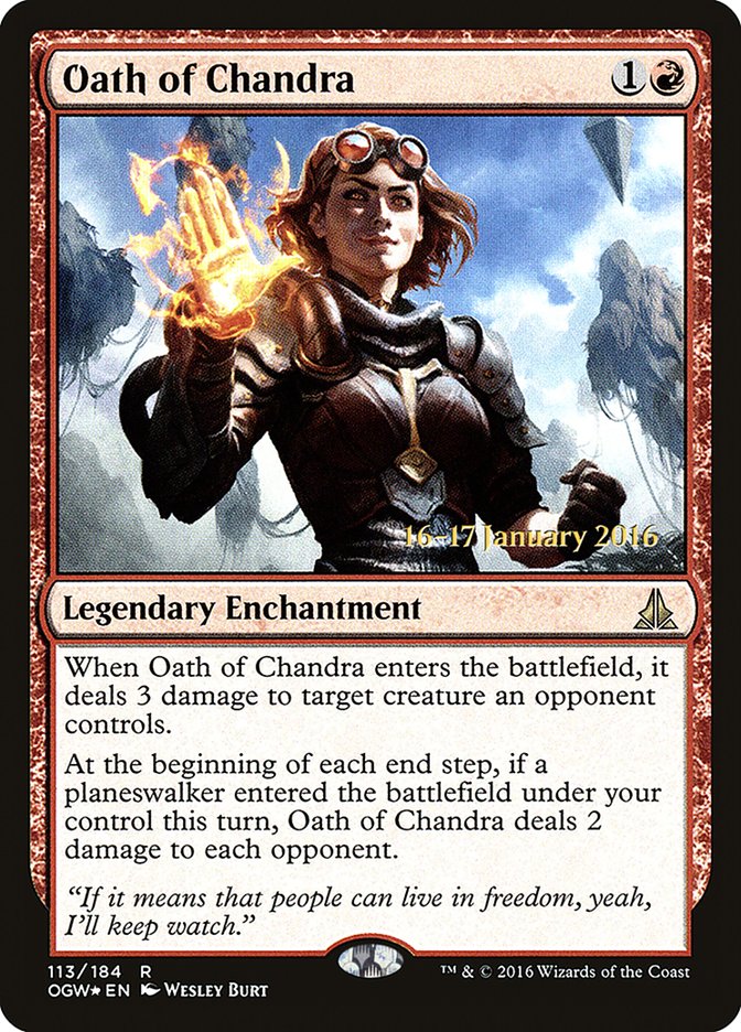 Oath of Chandra [Oath of the Gatewatch Prerelease Promos] | D20 Games