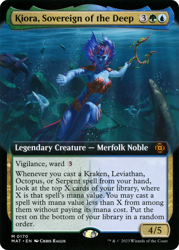Kiora, Sovereign of the Deep (Extended Art) [March of the Machine: The Aftermath] | D20 Games