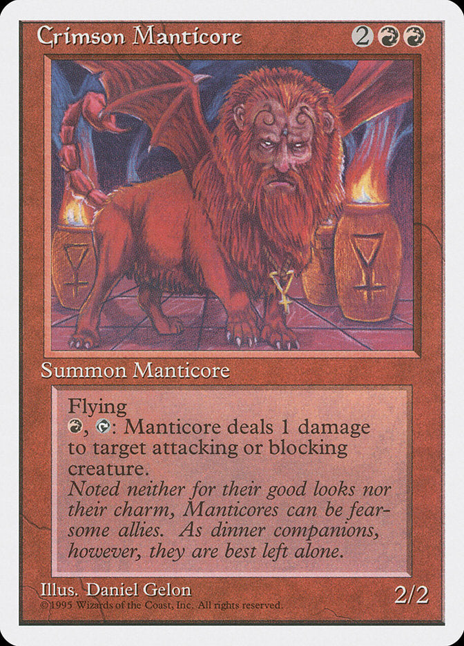 Crimson Manticore [Fourth Edition] | D20 Games