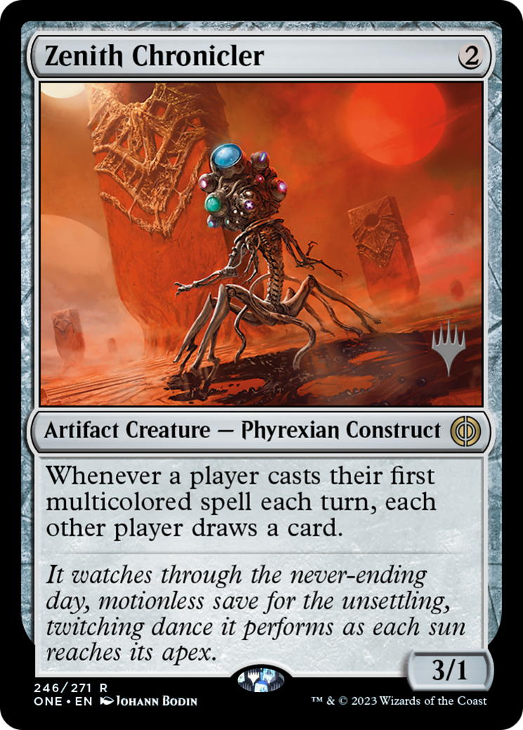 Zenith Chronicler (Promo Pack) [Phyrexia: All Will Be One Promos] | D20 Games