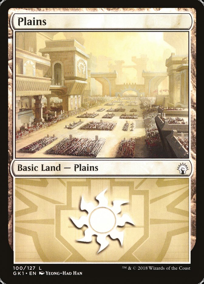 Plains (100) [Guilds of Ravnica Guild Kit] | D20 Games