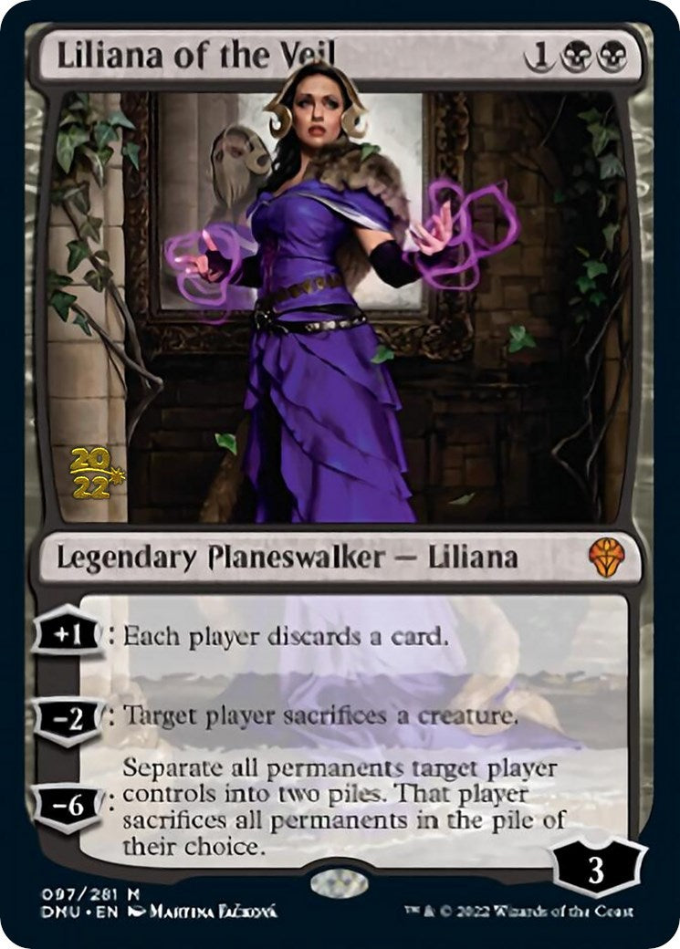 Liliana of the Veil [Dominaria United Prerelease Promos] | D20 Games
