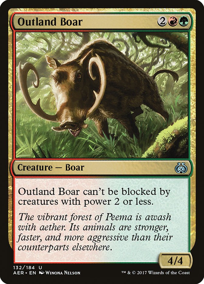 Outland Boar [Aether Revolt] | D20 Games