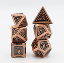 Alchemist Metals RPG Dice Set: Copper Metal Dice Foam Brain Games