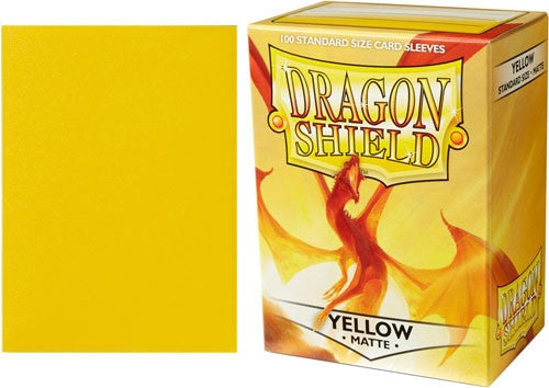 yellow card sleeves 50ct Pro-Matte Bright Yellow Standard Deck Protectors Saltire Toys & Games