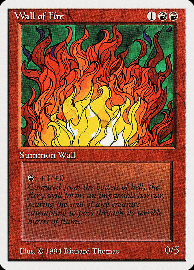 Wall of Fire [Summer Magic / Edgar] | D20 Games