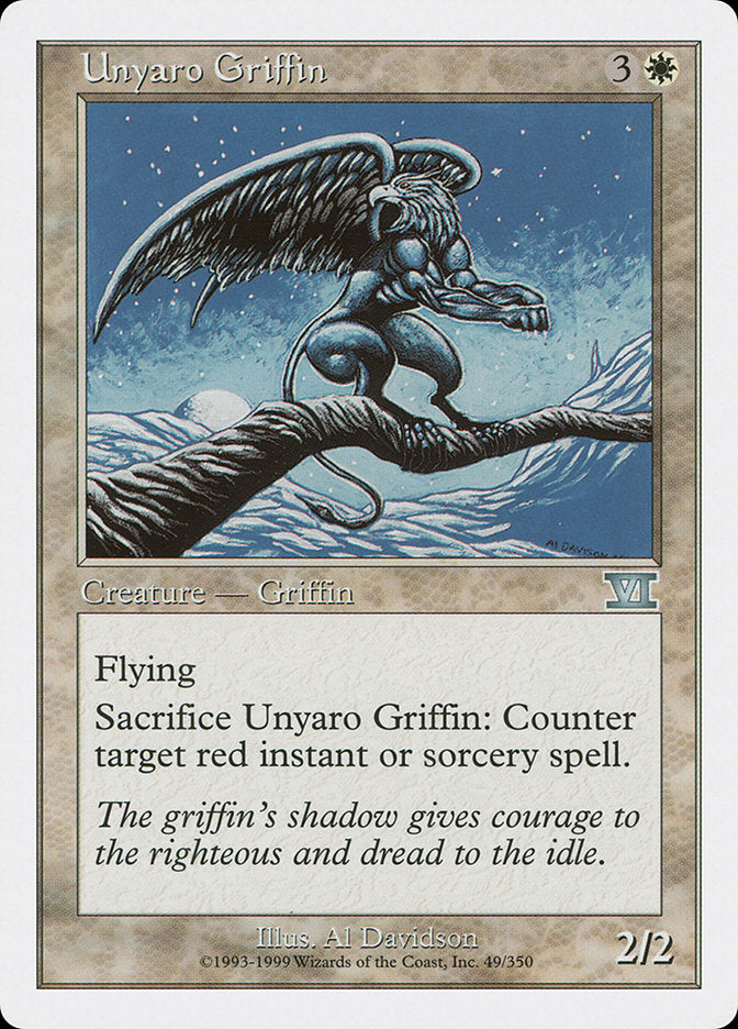 Unyaro Griffin [Classic Sixth Edition] | D20 Games