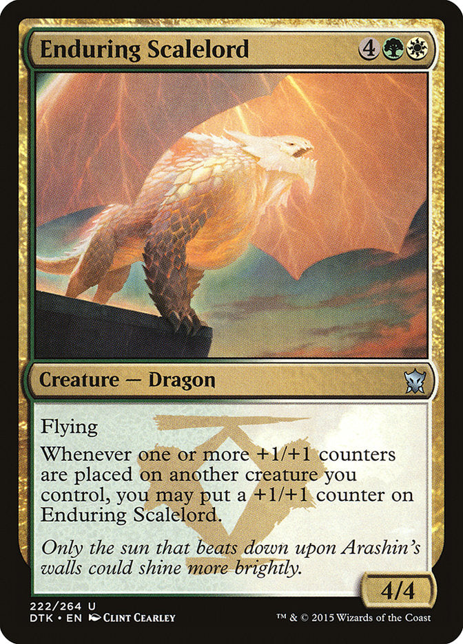 Enduring Scalelord [Dragons of Tarkir] | D20 Games