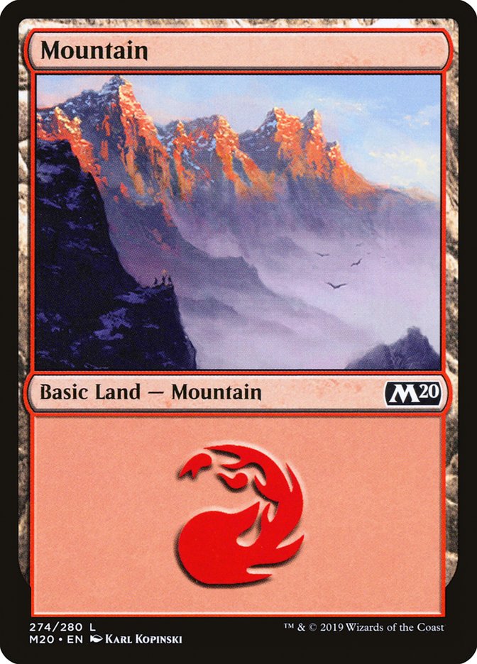 Mountain (274) [Core Set 2020] | D20 Games