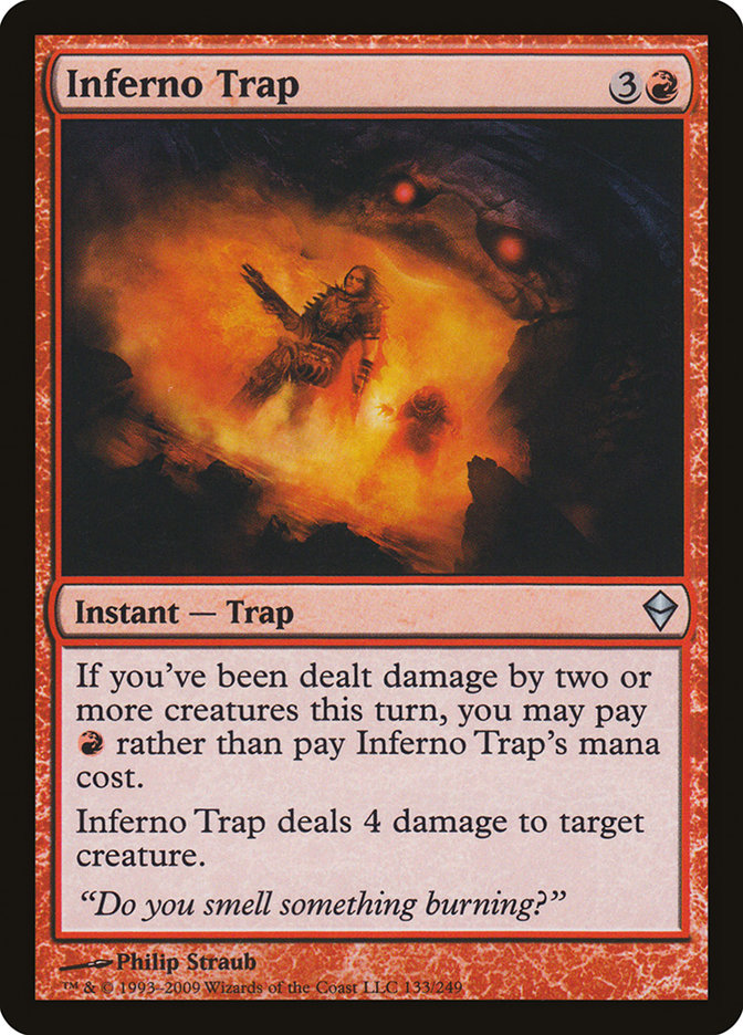 Inferno Trap [Zendikar] | D20 Games