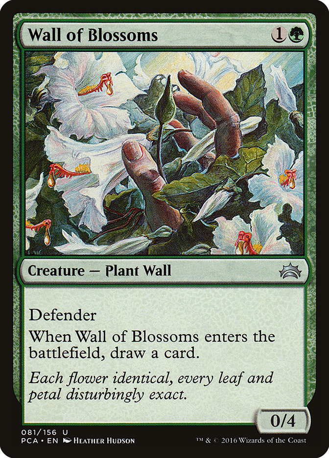 Wall of Blossoms [Planechase Anthology] | D20 Games