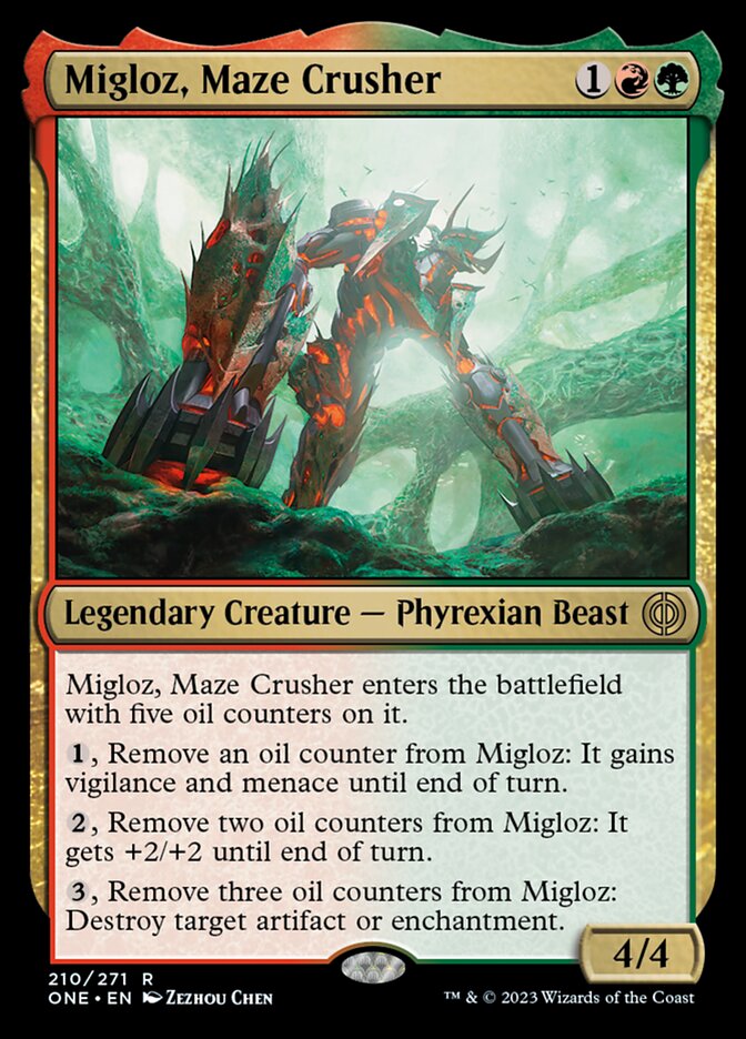 Migloz, Maze Crusher [Phyrexia: All Will Be One] | D20 Games