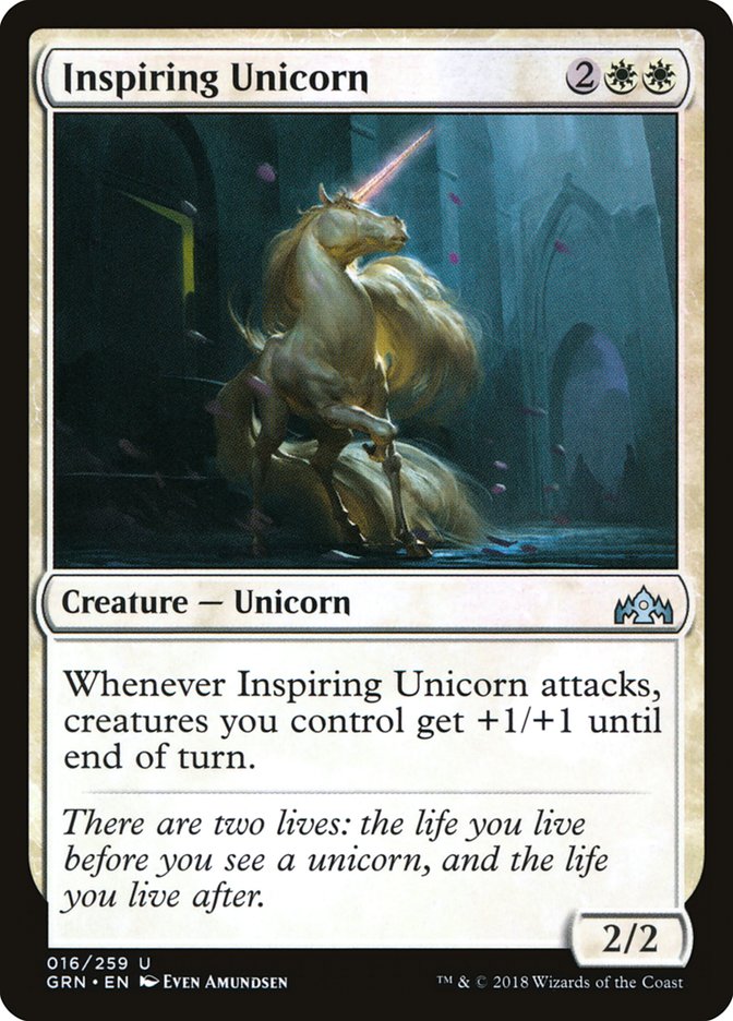 Inspiring Unicorn [Guilds of Ravnica] | D20 Games