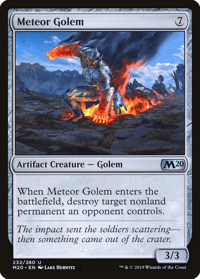 Meteor Golem [Core Set 2020] | D20 Games