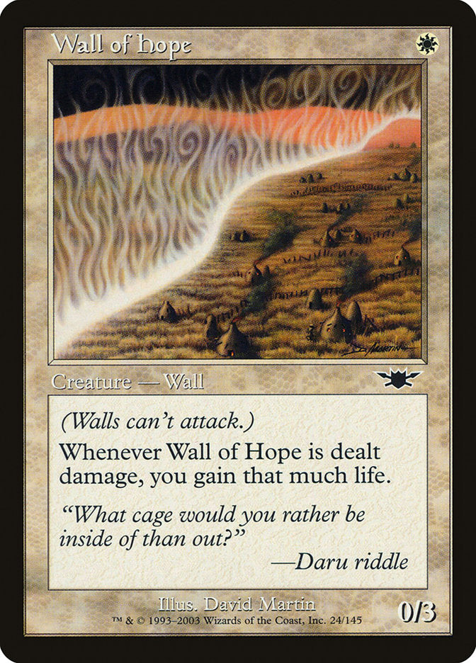 Wall of Hope [Legions] | D20 Games