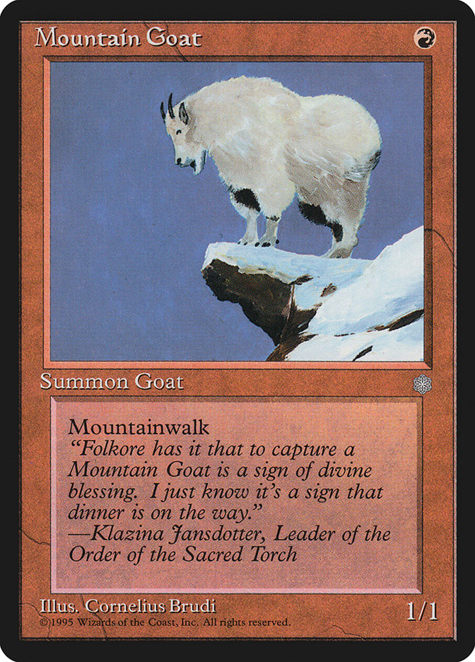 Mountain Goat [Ice Age] | D20 Games