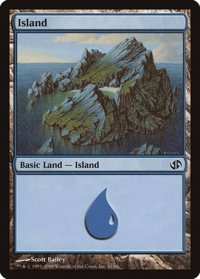 Island (31) [Duel Decks: Jace vs. Chandra] | D20 Games