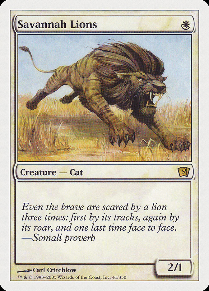 Savannah Lions [Ninth Edition] | D20 Games