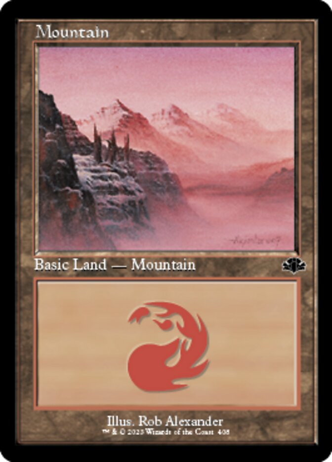 Mountain (408) (Retro) [Dominaria Remastered] | D20 Games