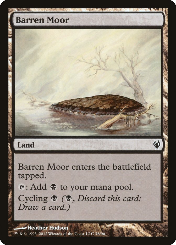 Barren Moor [Duel Decks: Izzet vs. Golgari] | D20 Games