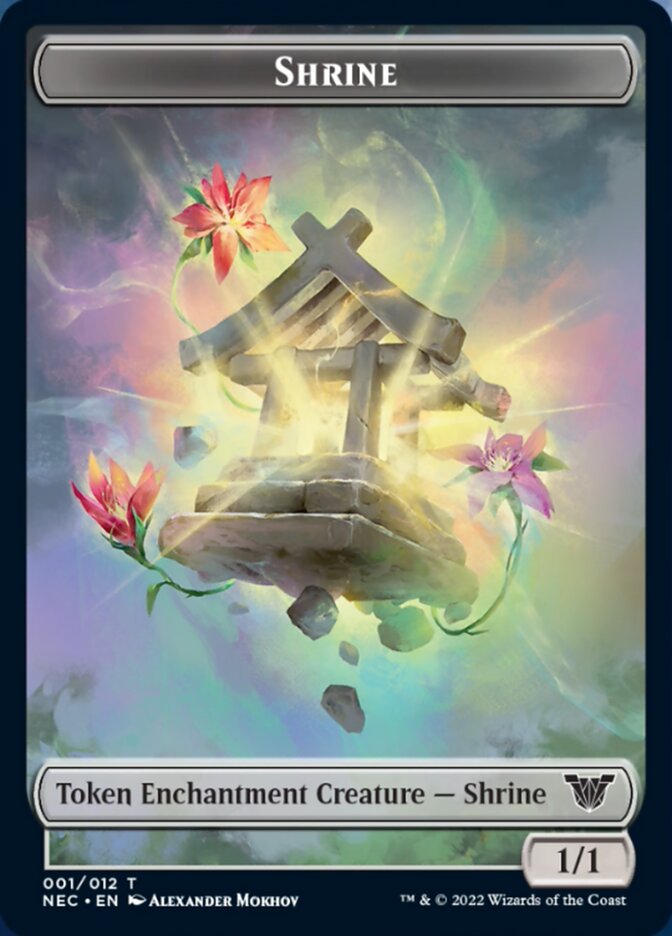 Shrine Token [Kamigawa: Neon Dynasty Commander Tokens] | D20 Games