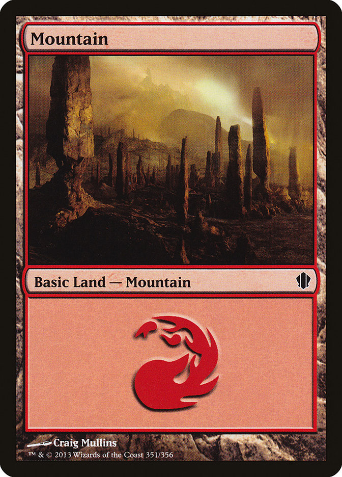 Mountain (351) [Commander 2013] | D20 Games
