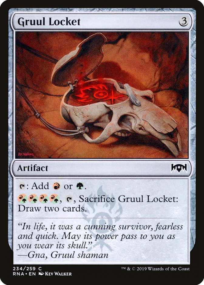 Gruul Locket [Ravnica Allegiance] | D20 Games