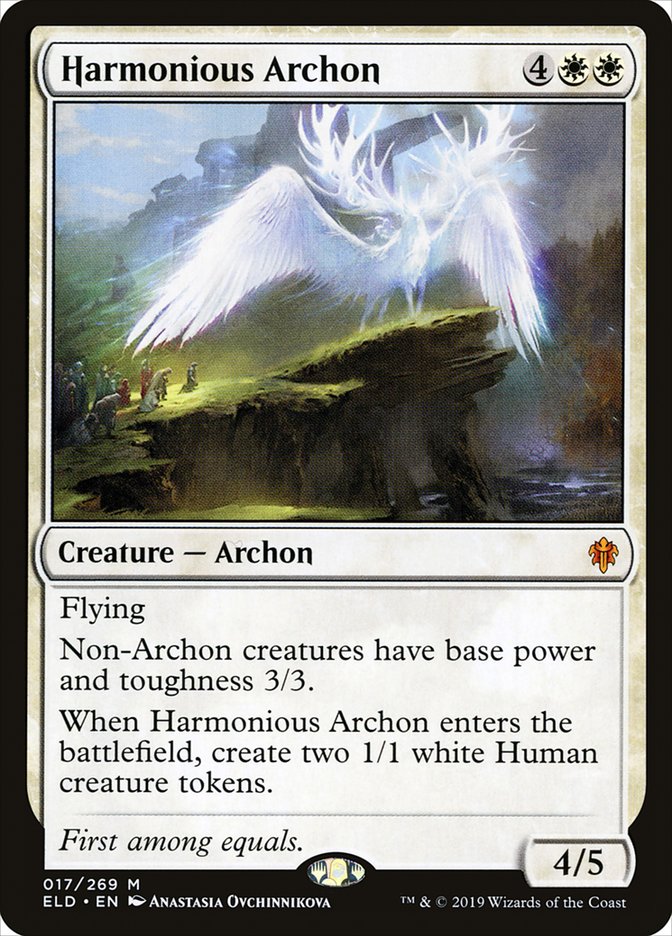 Harmonious Archon [Throne of Eldraine] | D20 Games