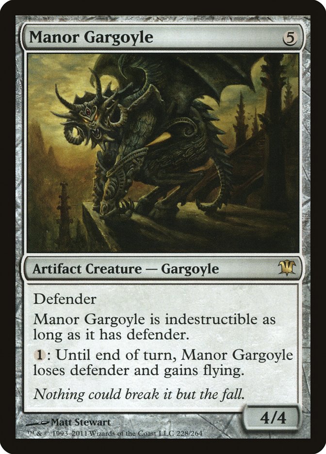 Manor Gargoyle [Innistrad] | D20 Games