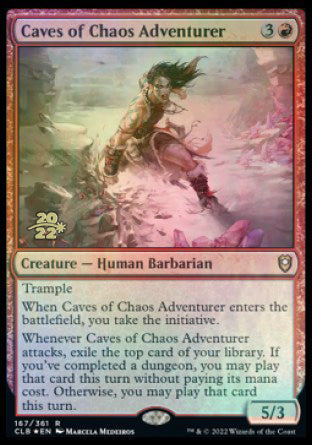 Caves of Chaos Adventurer [Commander Legends: Battle for Baldur's Gate Prerelease Promos] | D20 Games