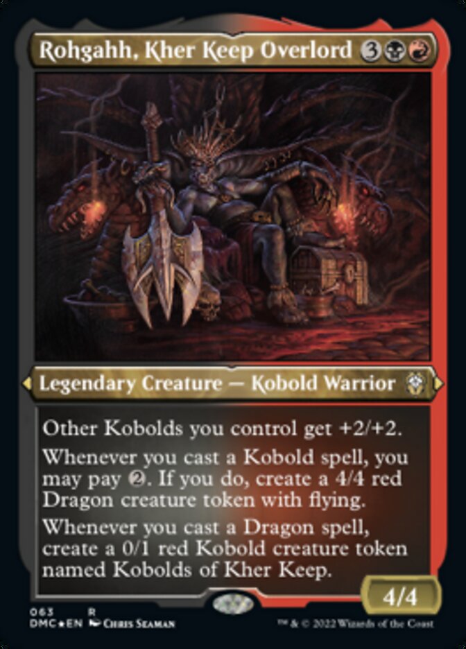 Rohgahh, Kher Keep Overlord (Foil Etched) [Dominaria United Commander] | D20 Games