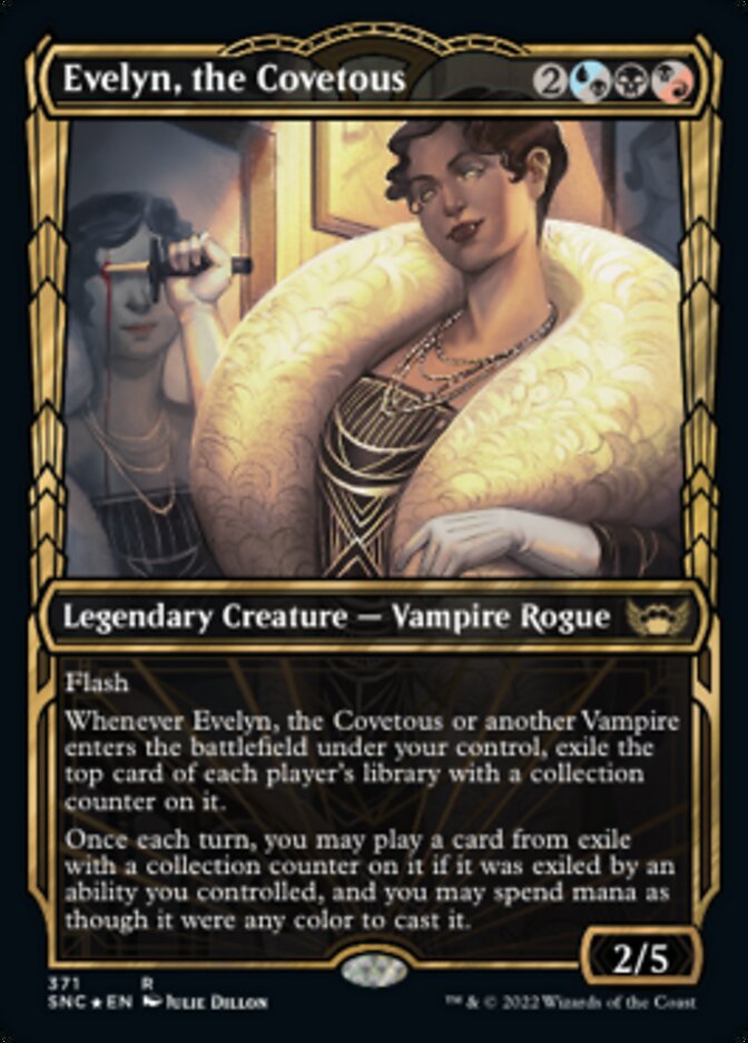 Evelyn, the Covetous (Showcase Golden Age Gilded Foil) [Streets of New Capenna] | D20 Games