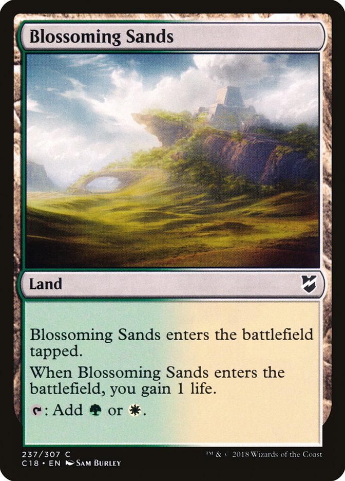 Blossoming Sands [Commander 2018] | D20 Games