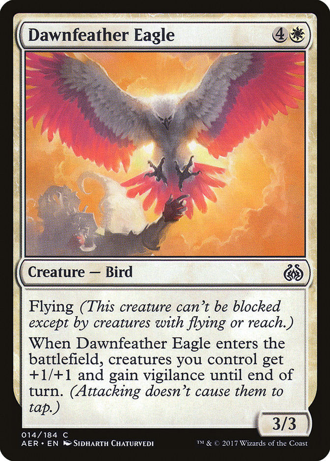 Dawnfeather Eagle (Intro Pack) [Aether Revolt Promos] | D20 Games