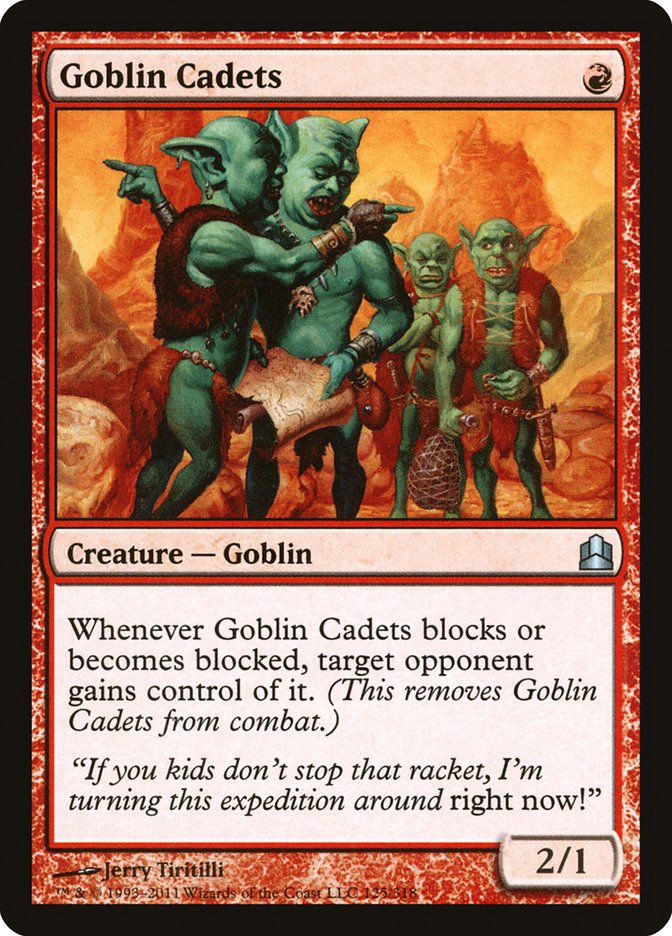 Goblin Cadets [Commander 2011] | D20 Games